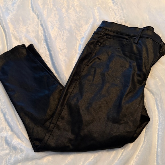 Express Black Coated Jeans - Picture 5 of 16
